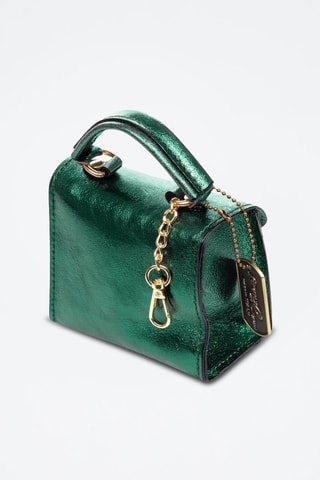 Metallic Leren Handtas Annicco - Groen