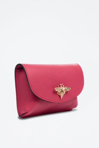 Sac bandoulière en cuir Aquilonia - Fuchsia