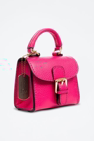 Leren Handtas Annicco Fuchsia - Firenze Artegiani