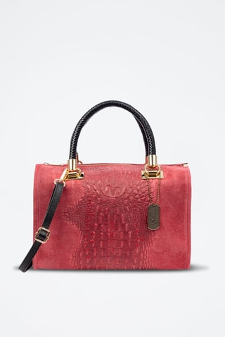 Leren Handtas - Roze