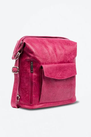 Leren Rugtas Irene - Roze