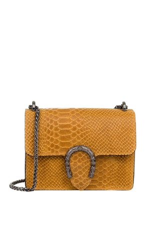 Leren Schoudertas Camel