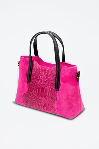 Leren Handtas Fiesole - Fuchsia