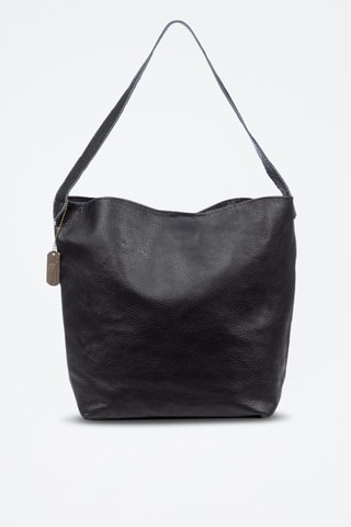 Leren Trendy Handtas Bannio - Zwart