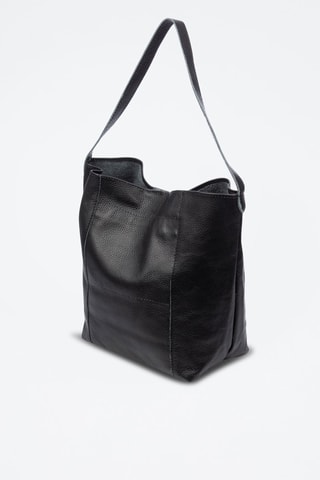 Leren Trendy Handtas Bannio - Zwart