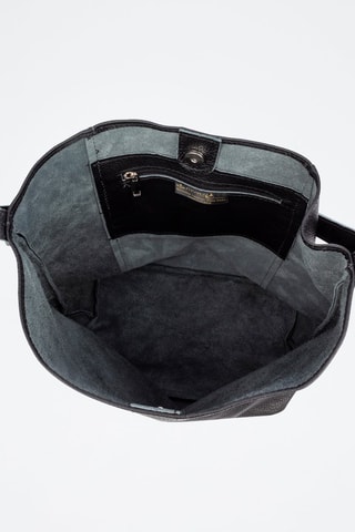 Leren Trendy Handtas Bannio - Zwart