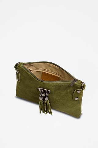 Leren Schoudertas Groen