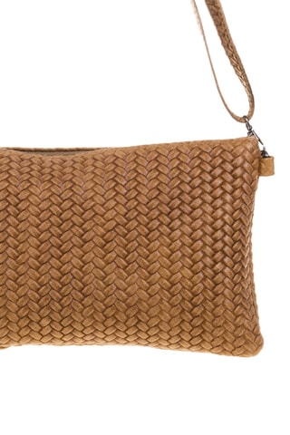 Sac bandoulière en cuir Oleggio - Camel