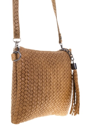 Sac bandoulière en cuir Oleggio - Camel