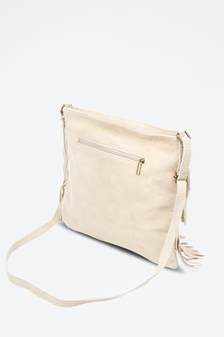 Nubuck Schoudertas Avise - Beige