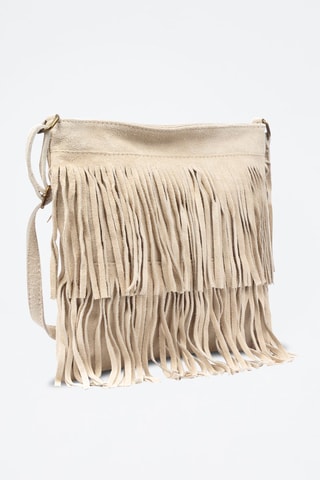 Nubuck Schoudertas Avise - Beige