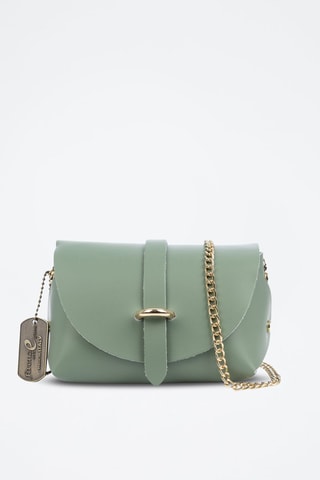 Sac bandoulière en cuir Aurora - Vert