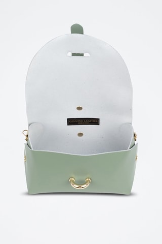 Sac bandoulière en cuir Aurora - Vert