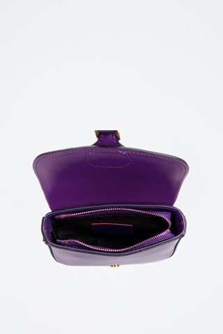 Sac bandoulière en cuir - Violet