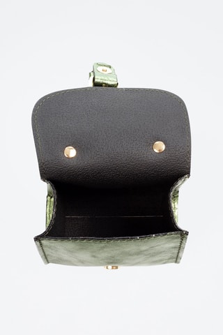 Leren Schoudertas Anfo - Groen