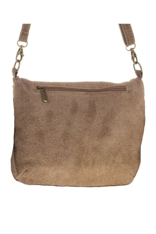 Sac bandoulière en nubuck Cenerente - Marron clair