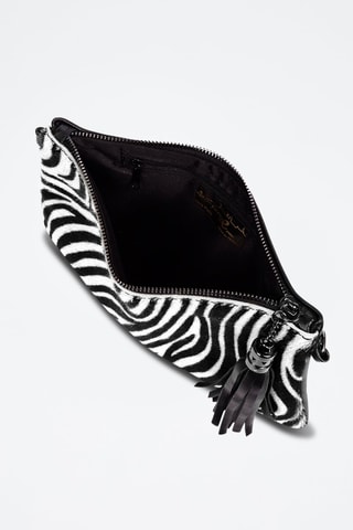 Leren Schoudertas Ermine - Zwart