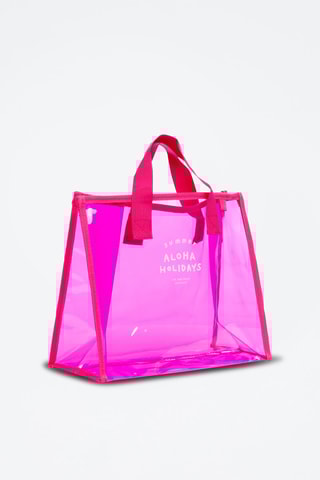 Shopper Zeme  Roze en Wit - Iria Quintana