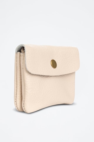 Leren Portemonnee Alpignano - Beige