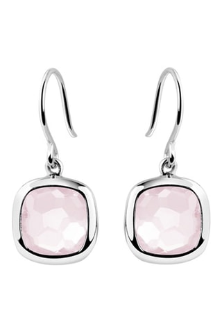 Brincos  Prata e quartzo