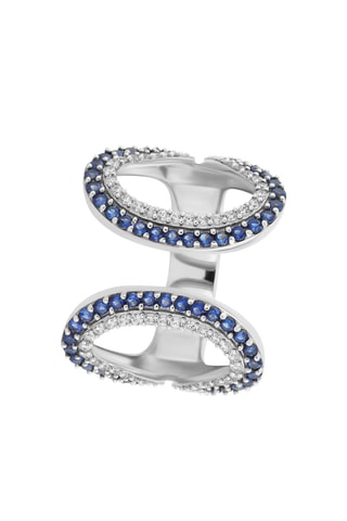 Anel Prata e espinela