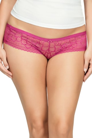 Shorty de encaje - Rosa