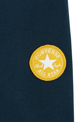 Giacca in pelliccia sintetica e pantaloni sportivi  - Blu