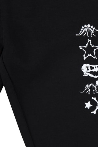 Felpa con cappuccio e pantaloni   - Nero e grigio