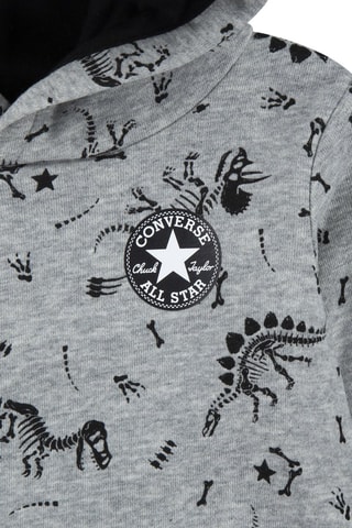 Felpa con cappuccio e pantaloni   - Nero e grigio