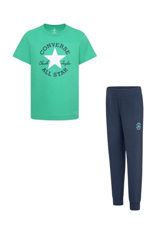 T-shirt e pantaloni sportivi   - Blu