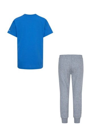 T-shirt e pantaloni sportivi   - Grigio