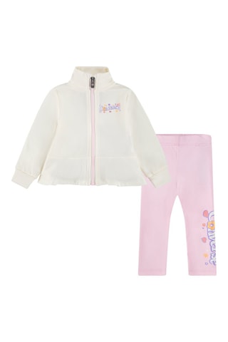 Tuta   - Bianco e rosa