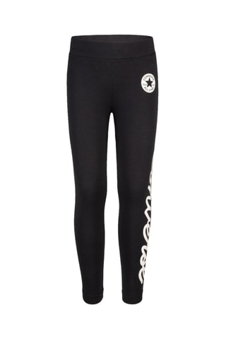 Leggings sportivi a vita alta   - Nero