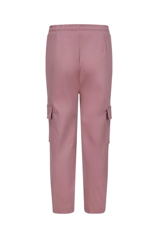 Pantaloni wide legs   - Nero, bianco e rosa