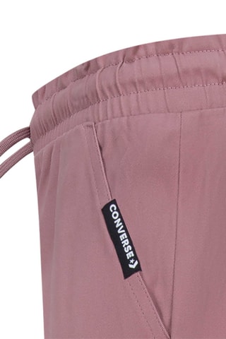 Pantaloni wide legs   - Nero, bianco e rosa