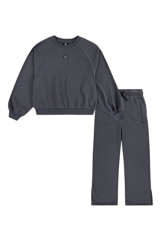 Felpa e pantaloni sportivi   - Nero