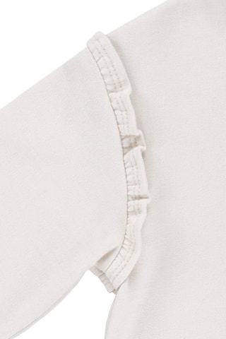 Felpa con cappuccio e leggings - Beige e rosa