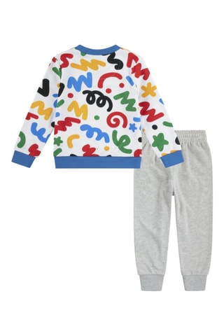 Felpa e pantaloni   - Blu e grigio