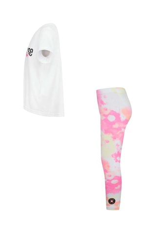 T-shirt - Nero, giallo e rosa