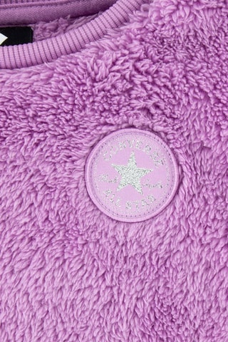 Felpa e leggings - Nero, viola e rosa