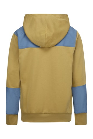 Felpa con cappuccio - Blu e giallo