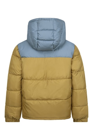 Piumino con cappuccio - Giallo