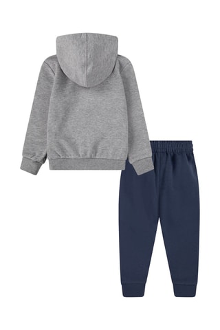 Felpa con cappuccio e pantaloni  - Blu e grigio