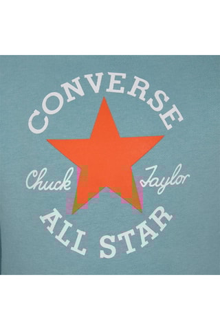 Felpa con cappuccio   - Bianco e blu