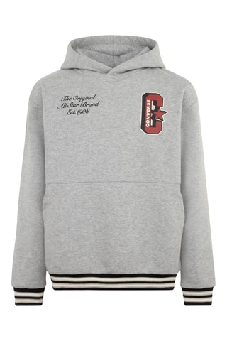 Felpa con cappuccio   - Grigio