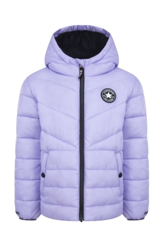 Giacca con cappuccio  - Viola