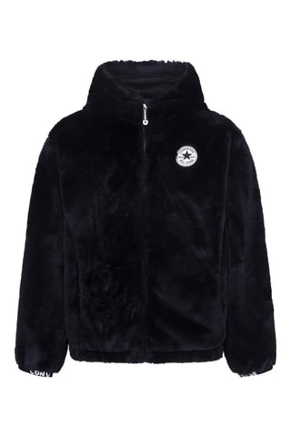 Giacca con cappuccio   - Nero