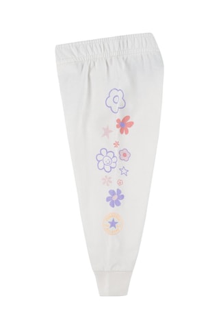 Felpa e pantaloni sportivi   - Bianco, viola e rosa