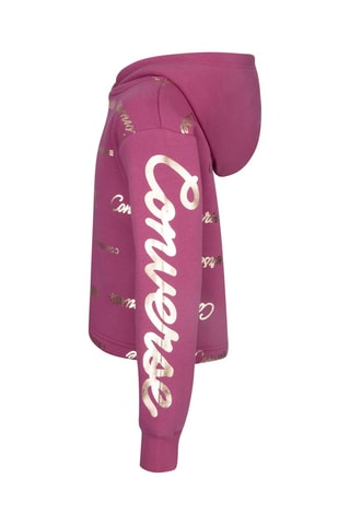 Felpa con cappuccio - Rosa