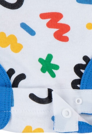 Set 3 pezzi   - Bianco, blu e grigio